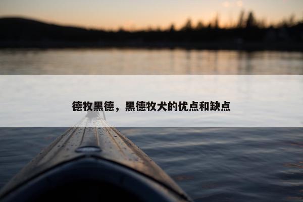 德牧黑德，黑德牧犬的优点和缺点