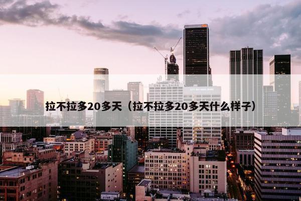 拉不拉多20多天（拉不拉多20多天什么样子）