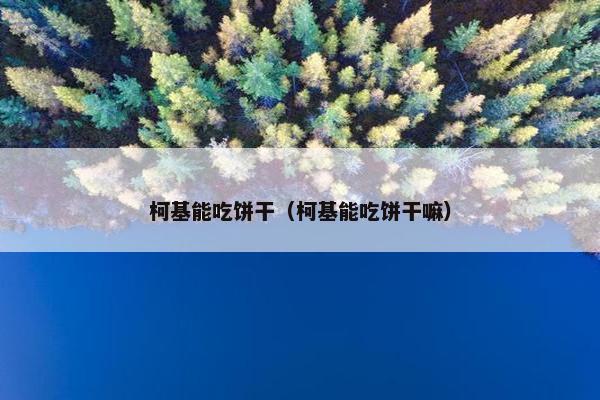 柯基能吃饼干（柯基能吃饼干嘛）
