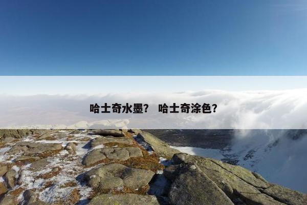 哈士奇水墨？ 哈士奇涂色？
