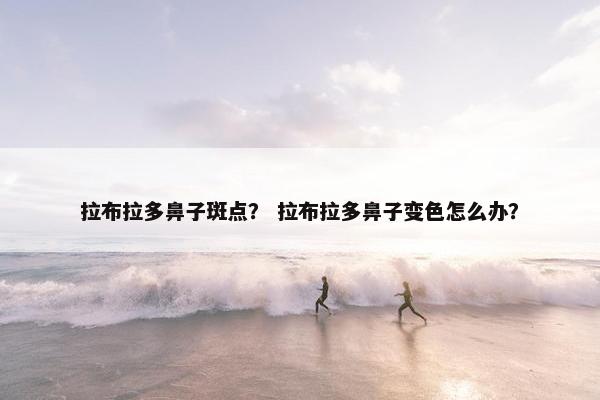 拉布拉多鼻子斑点？ 拉布拉多鼻子变色怎么办？