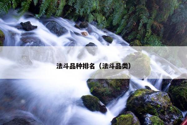 法斗品种排名（法斗品类）