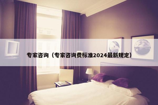 专家咨询（专家咨询费标准2024最新规定）