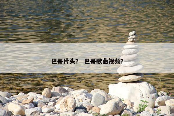 巴哥片头？ 巴哥歌曲视频？