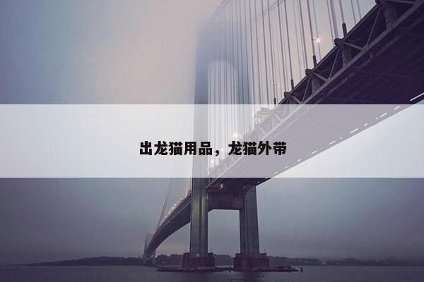 出龙猫用品，龙猫外带