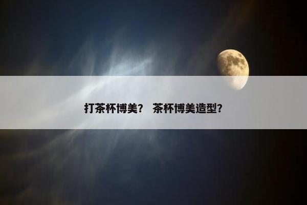 打茶杯博美？ 茶杯博美造型？