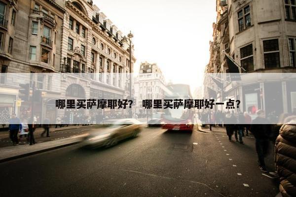 哪里买萨摩耶好？ 哪里买萨摩耶好一点？