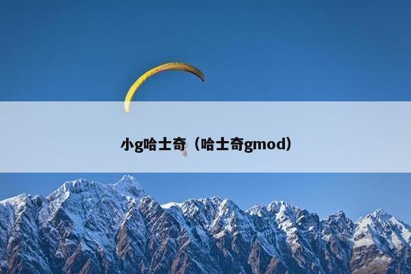小g哈士奇（哈士奇gmod）