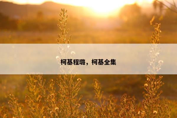 柯基程璐，柯基全集