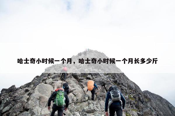 哈士奇小时候一个月，哈士奇小时候一个月长多少斤