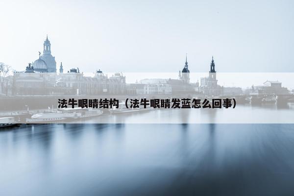 法牛眼睛结构（法牛眼睛发蓝怎么回事）