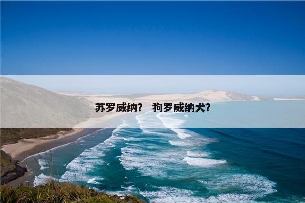 苏罗威纳？ 狗罗威纳犬？