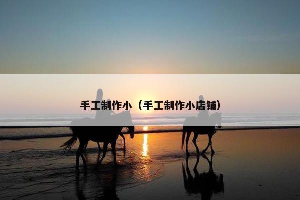手工制作小（手工制作小店铺）