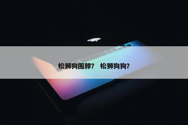 松狮狗围脖？ 松狮狗狗？
