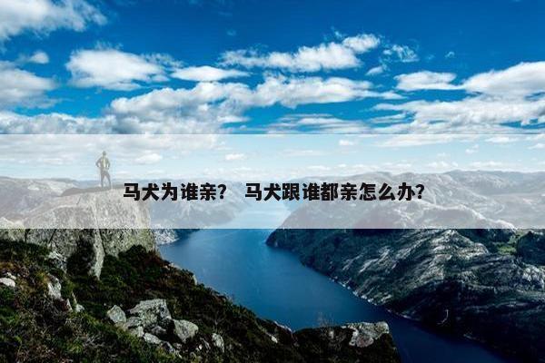 马犬为谁亲？ 马犬跟谁都亲怎么办？