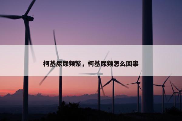 柯基尿尿频繁，柯基尿频怎么回事