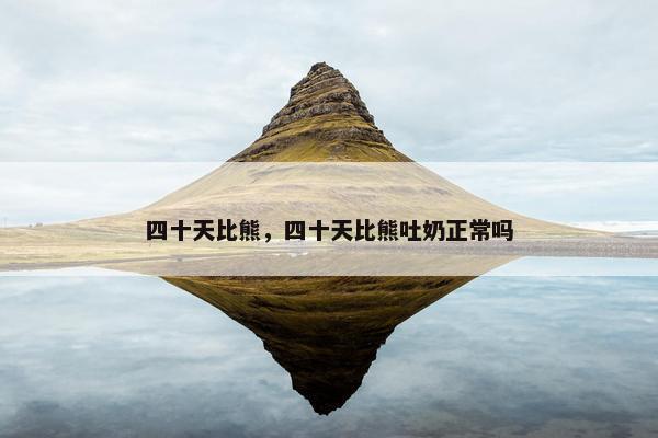 四十天比熊，四十天比熊吐奶正常吗