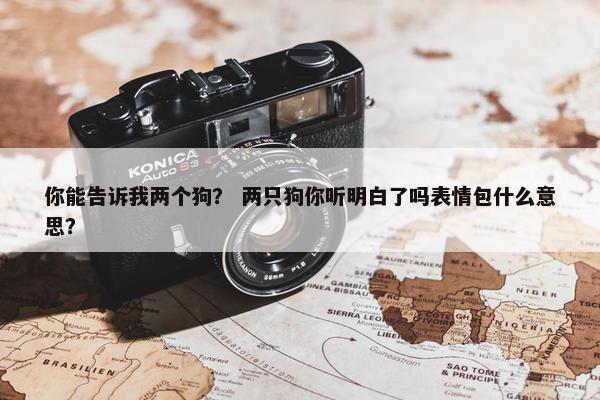 你能告诉我两个狗？ 两只狗你听明白了吗表情包什么意思？