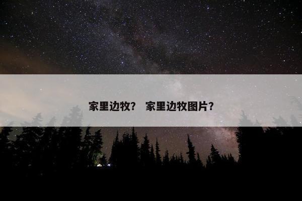 家里边牧？ 家里边牧图片？